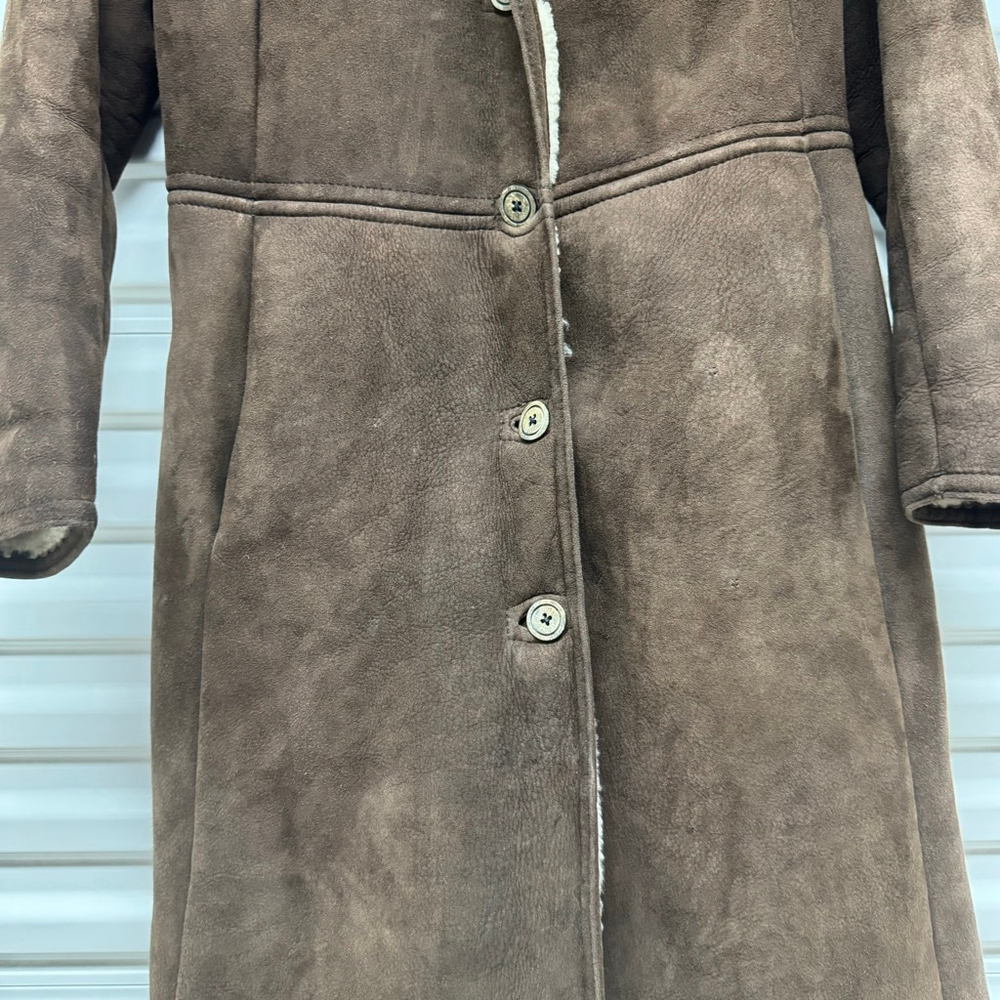 Vintage Loch Lomond Alexandria Scotland Antartex Sheepskin Jacket Size 12 - Picture 2 of 10